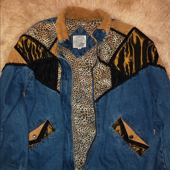Authentic 1980’s Vintage Bomber Jean Jacket - Picture 6 of 6